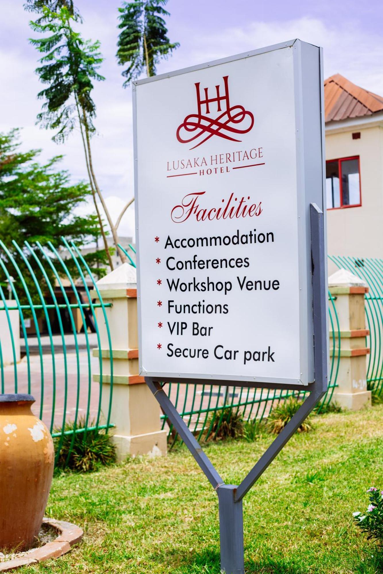 Lusaka Heritage Hotel Exterior photo